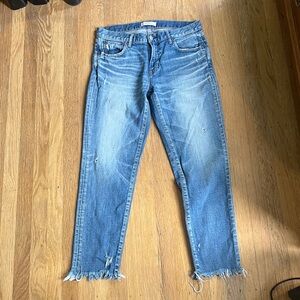 Moussy Vintage Diana light wash skinny crop jeans, 29